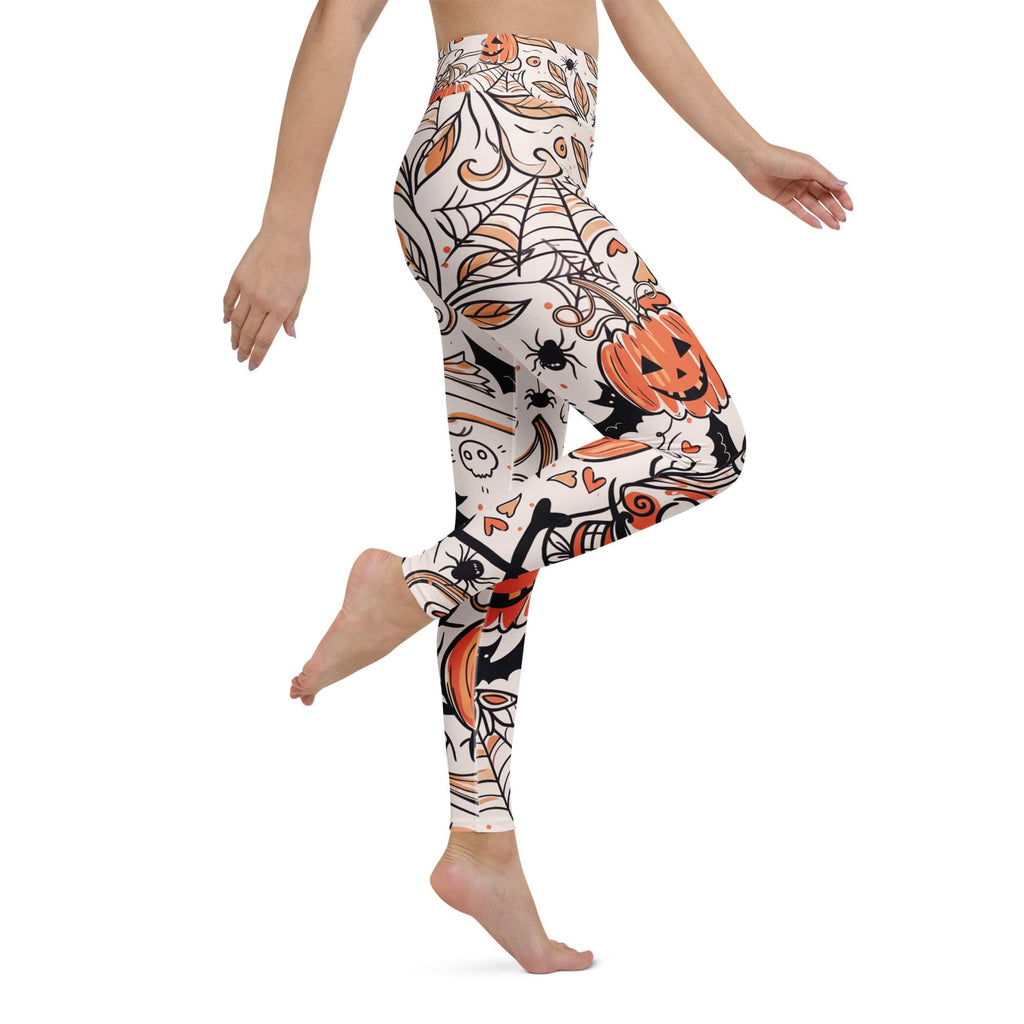 Spooky Doodle Yoga Leggings