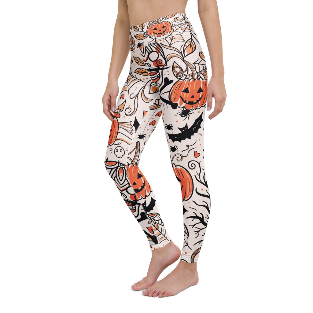 Spooky Doodle Yoga Leggings