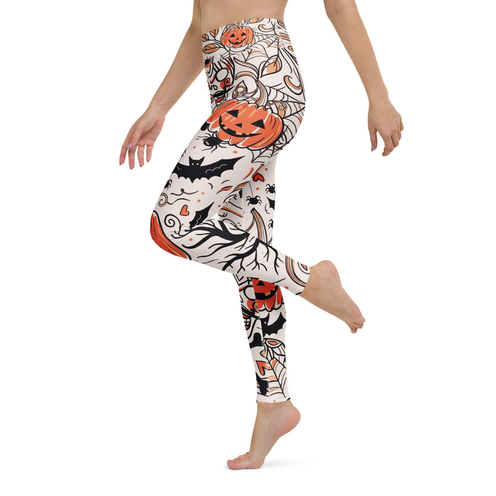 Spooky Doodle Yoga Leggings