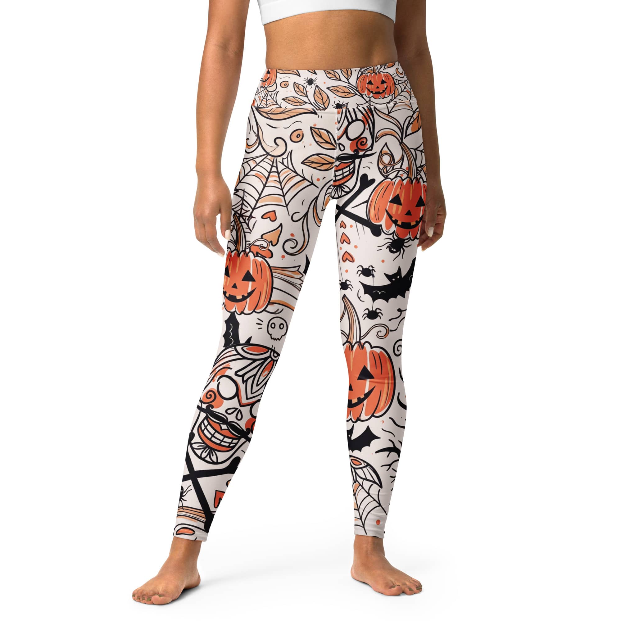Spooky Doodle Yoga Leggings