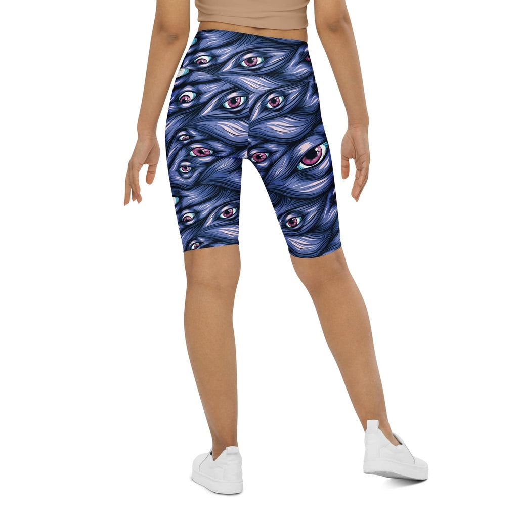 Spooky Eyes Biker Shorts