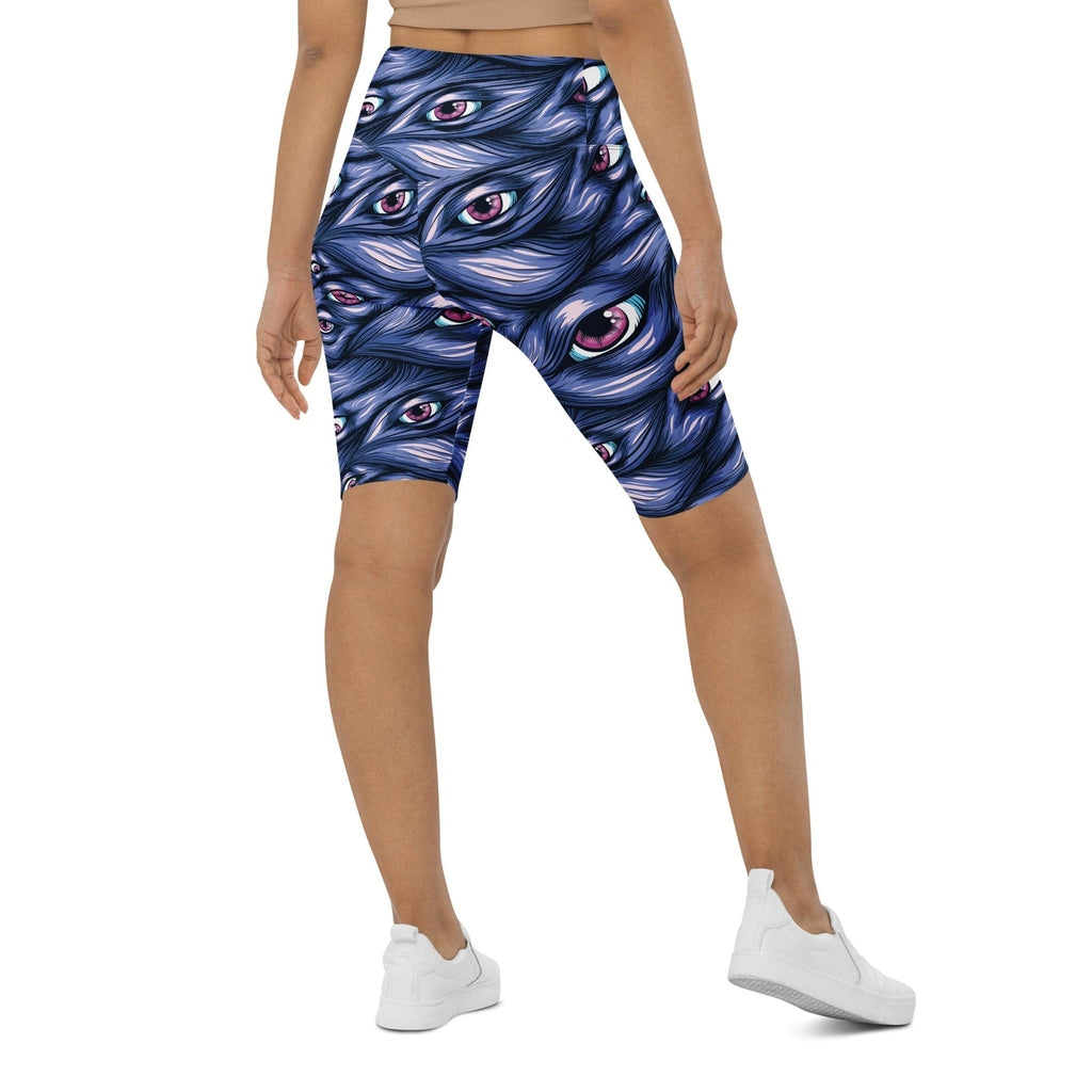 Spooky Eyes Biker Shorts