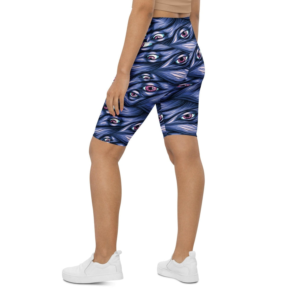Spooky Eyes Biker Shorts