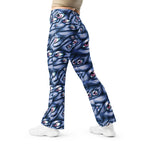 Spooky Eyes Flare Leggings