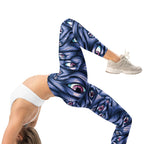 Spooky Eyes Halloween Leggings