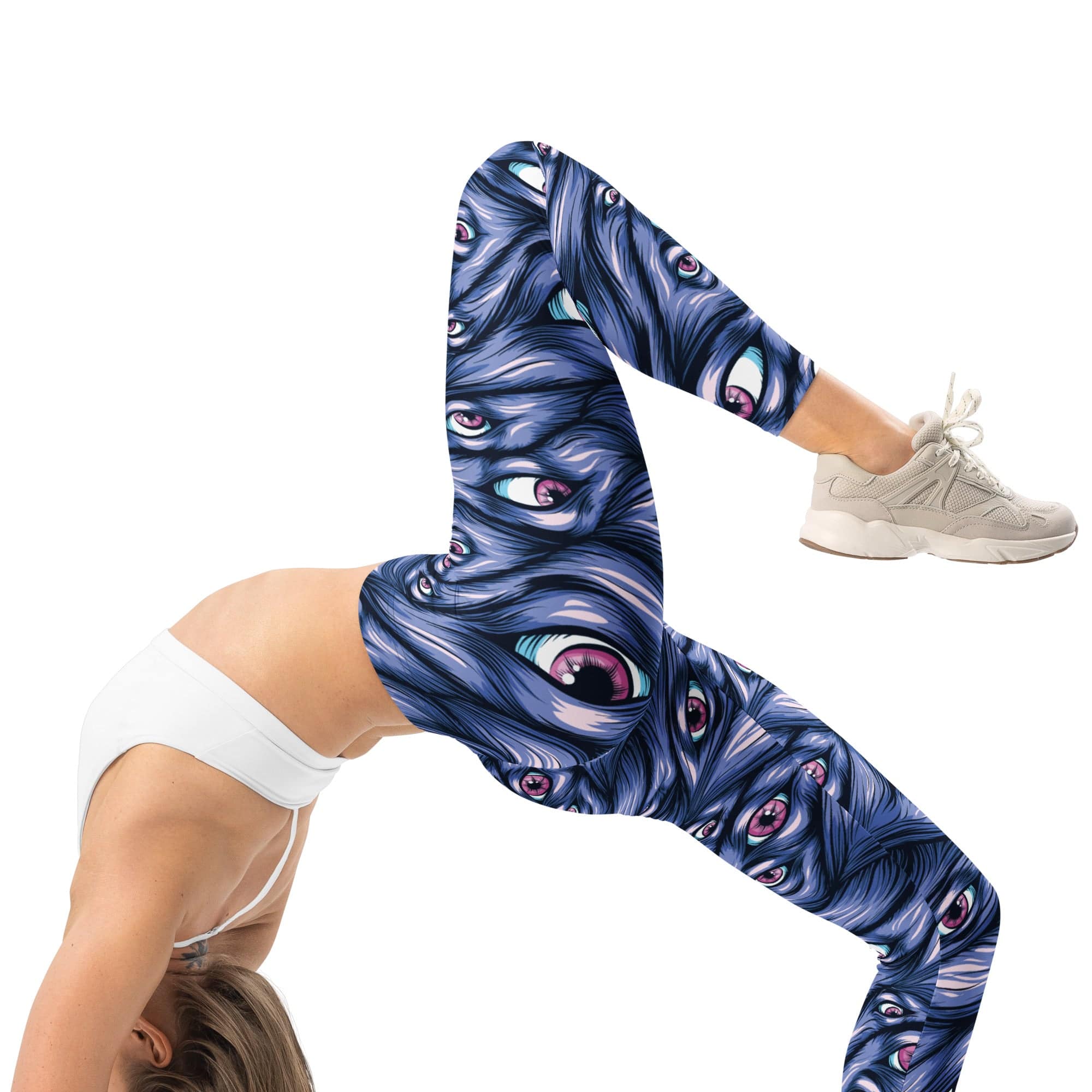 Spooky Eyes Halloween Leggings