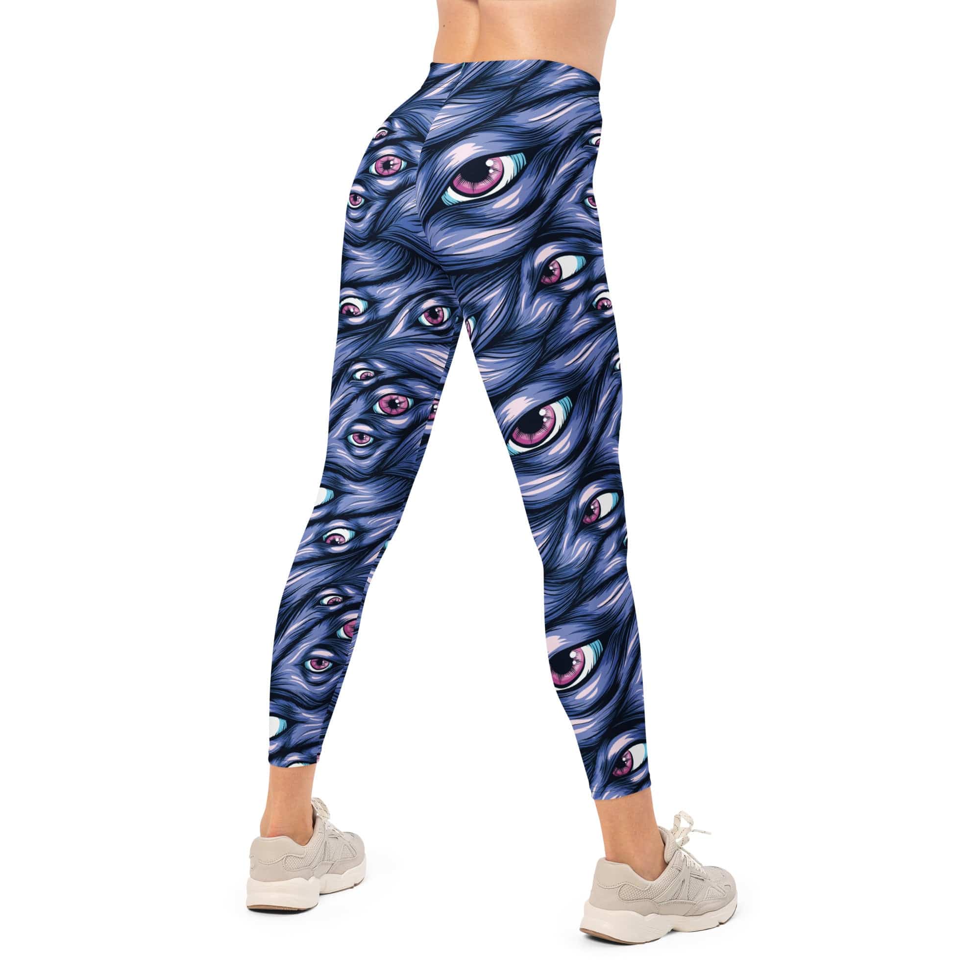 Spooky Eyes Halloween Leggings