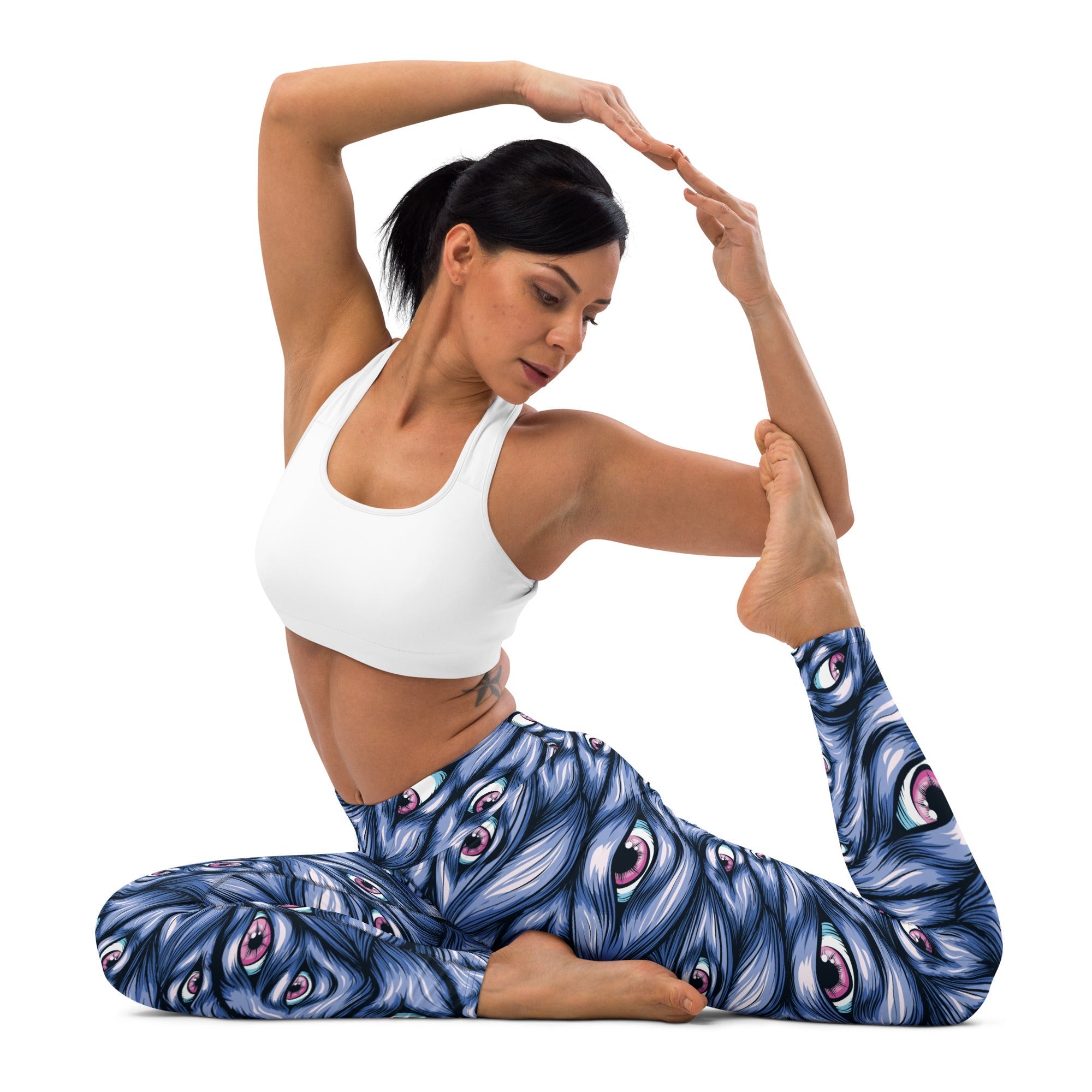 Spooky Eyes Yoga Leggings