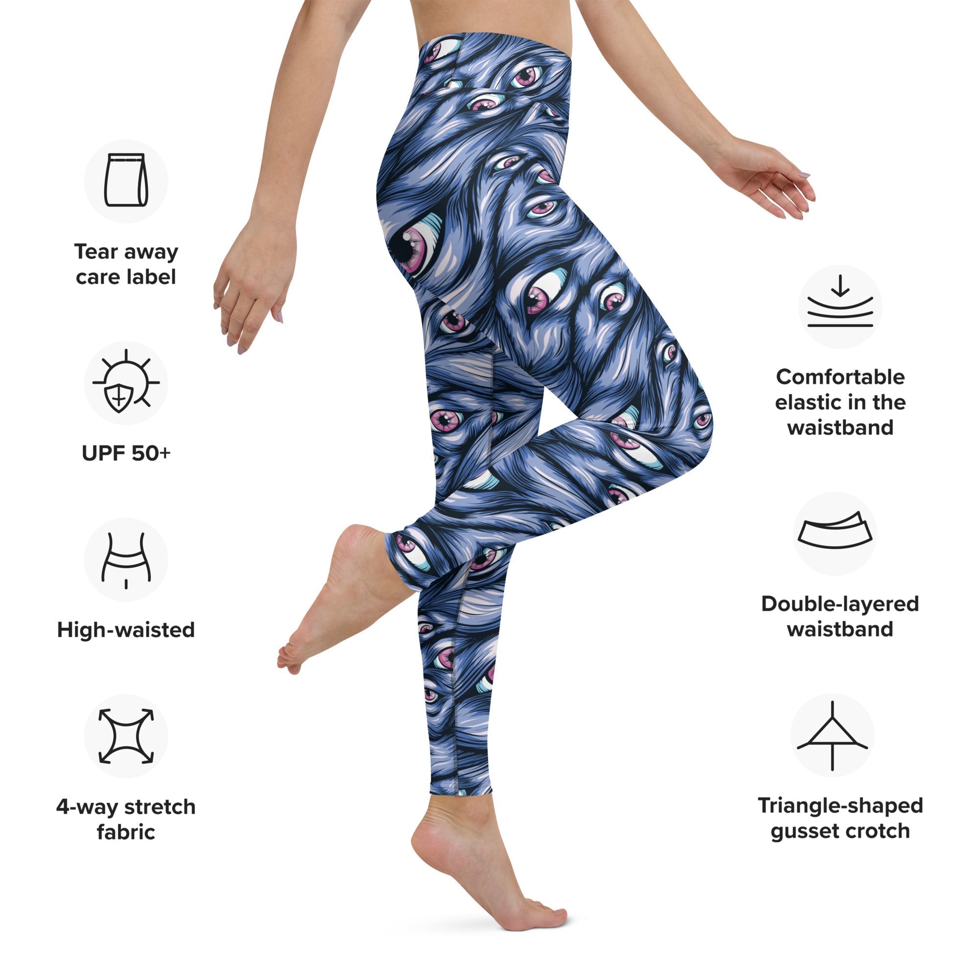 Spooky Eyes Yoga Leggings