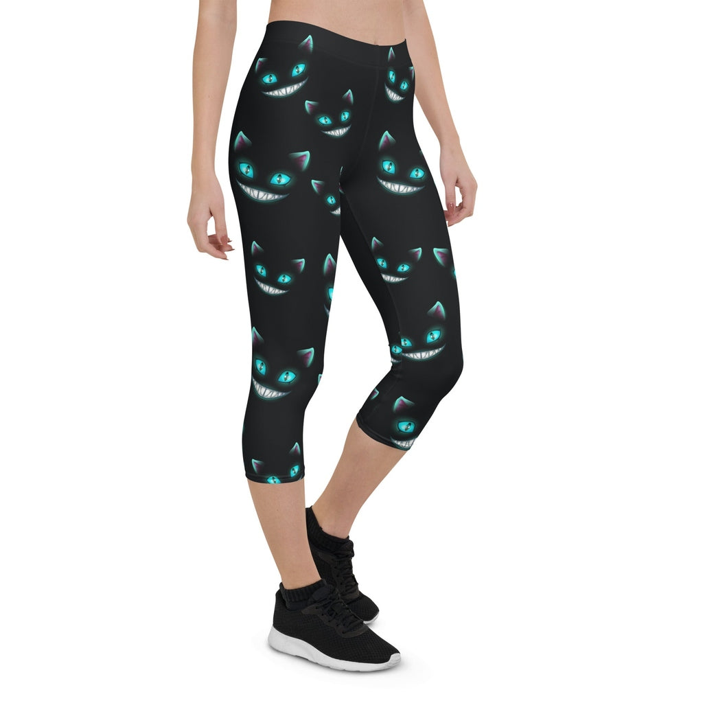 Spooky Halloween Cat Capris