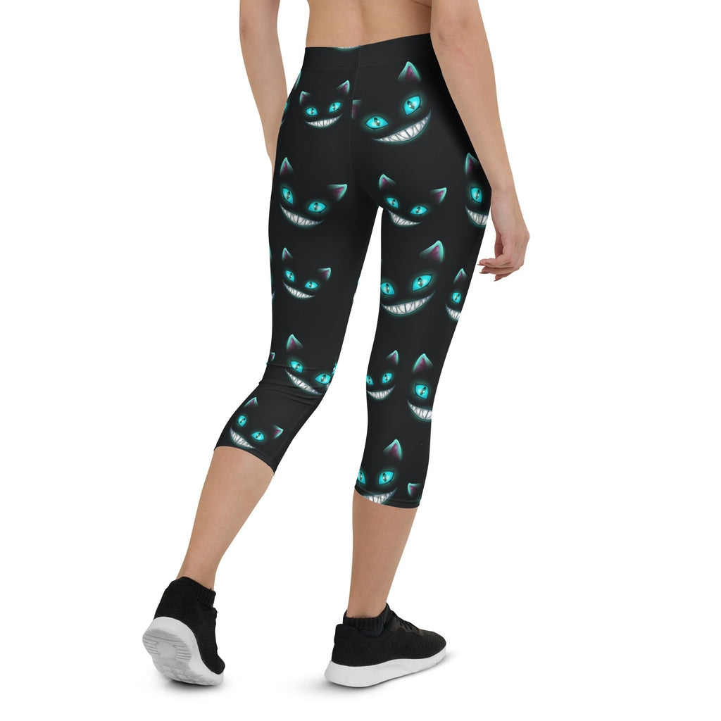 Spooky Halloween Cat Capris