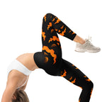 Spooky Pumpkin Halloween Leggings