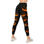 Spooky Pumpkin Halloween Leggings