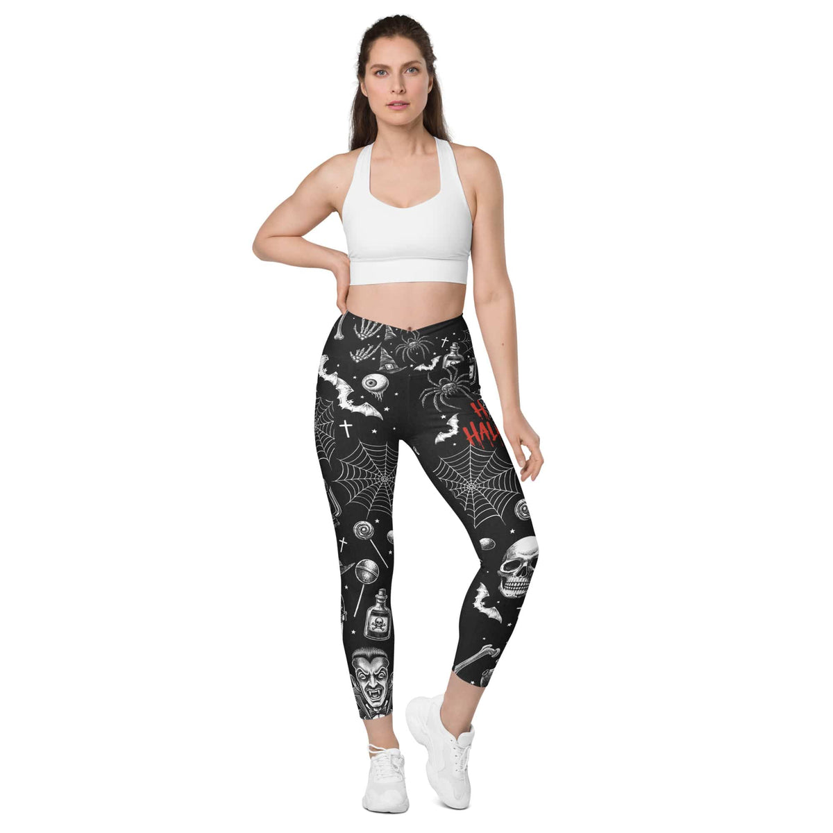 Spooky Season Crossover Leggings With Pockets