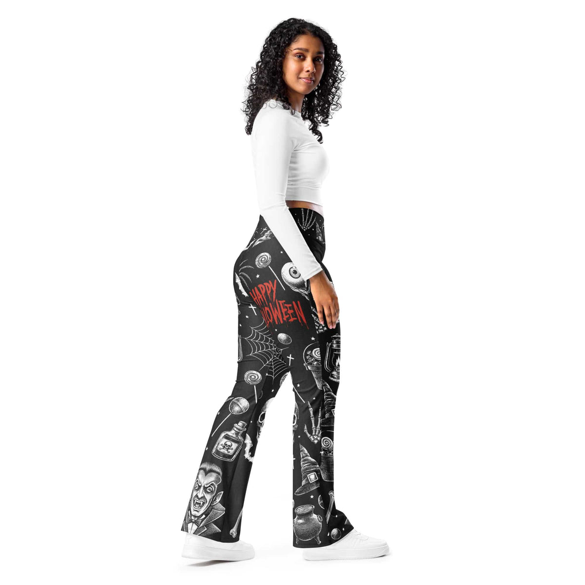 Spooky Season Flare Leggings