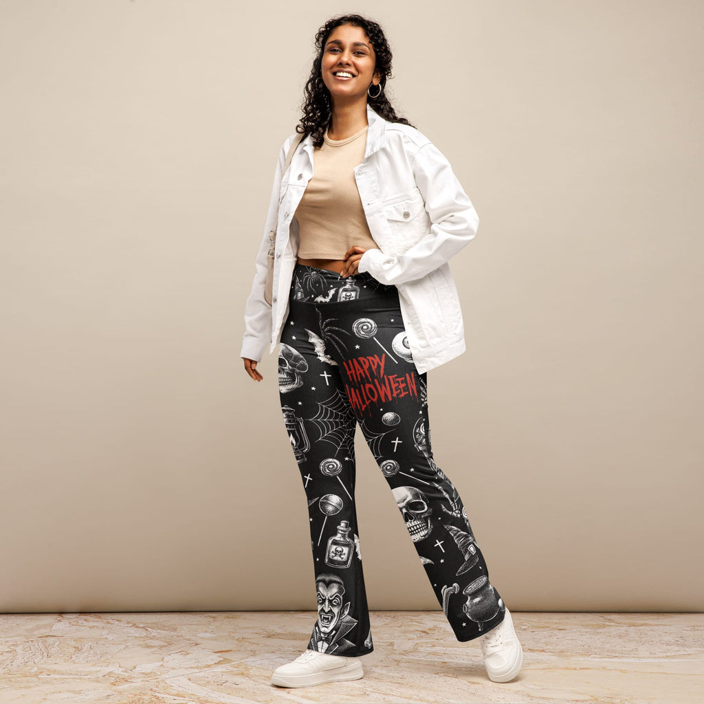Spooky Season Flare Leggings