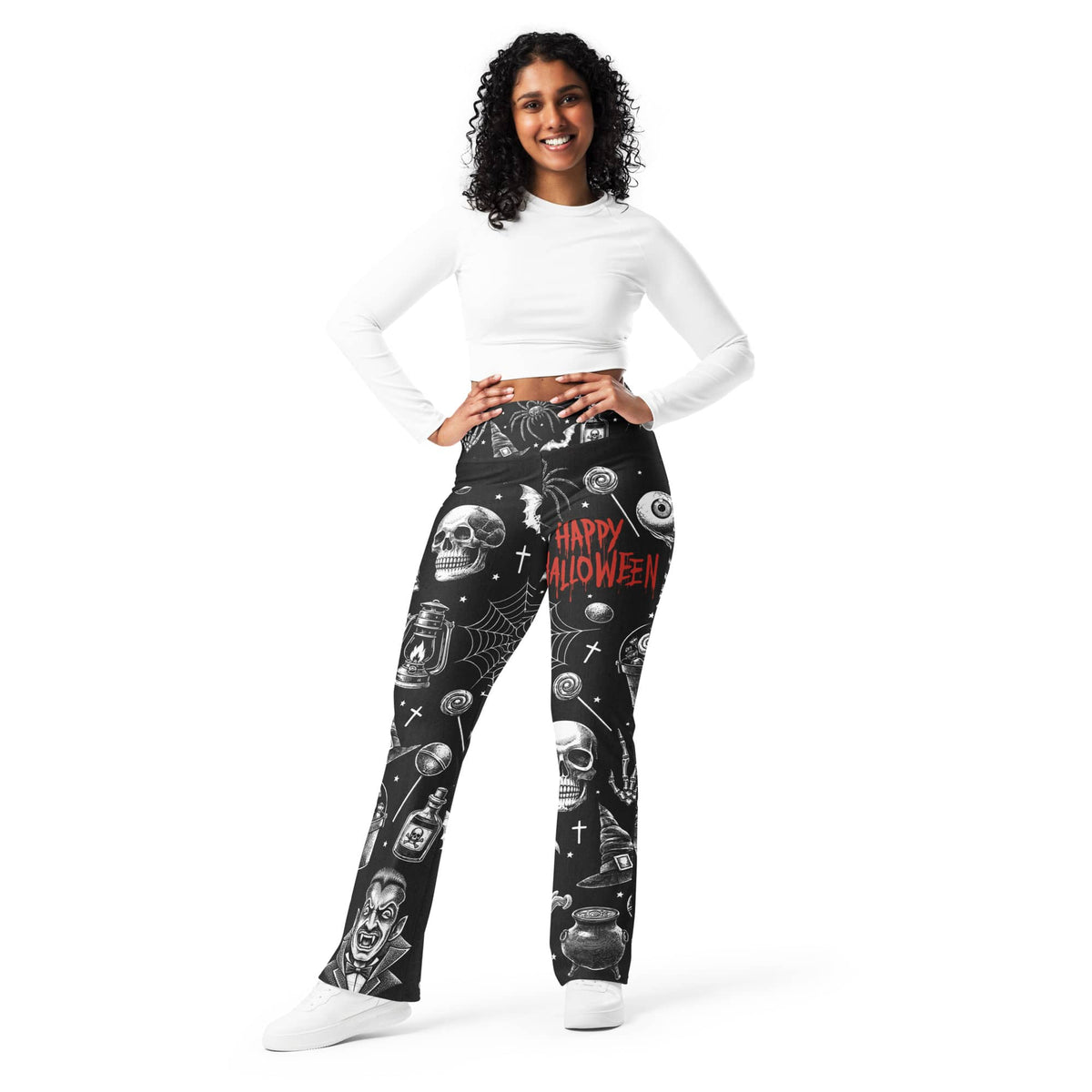 Spooky Season Flare Leggings