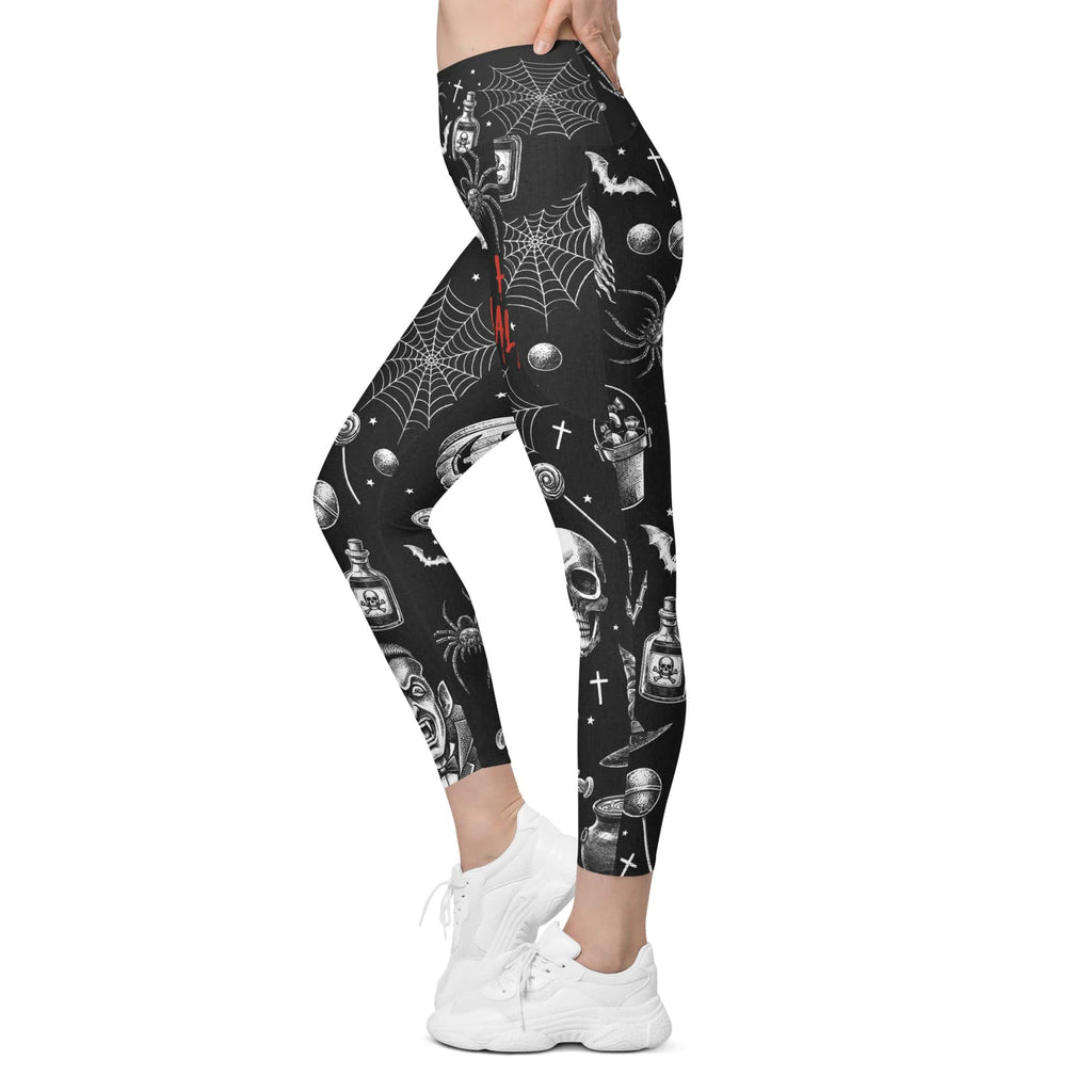 Spooky Season Leggings With Pockets