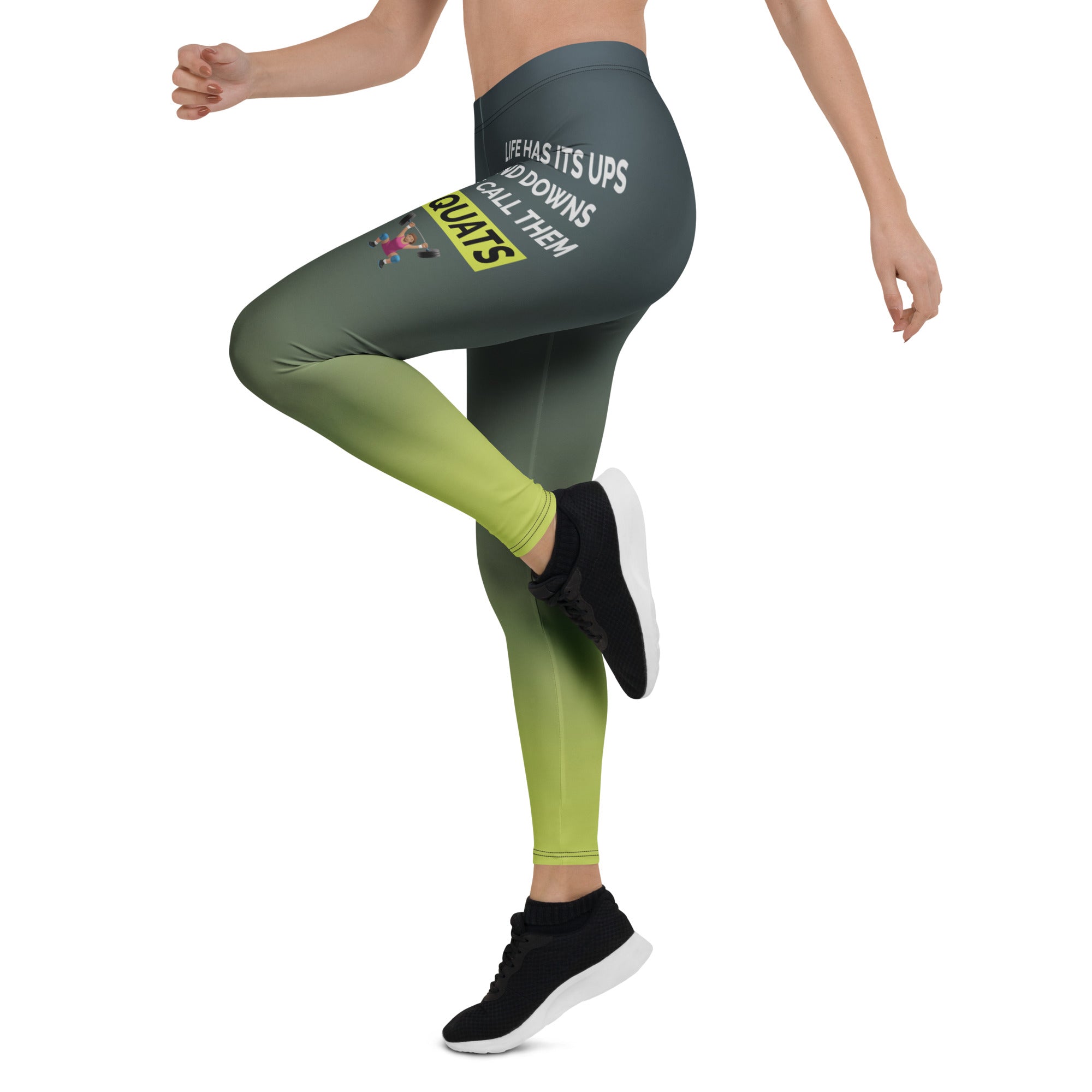 Squats Slogan Leggings