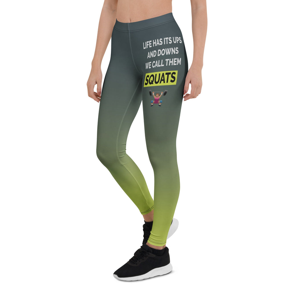 Squats Slogan Leggings