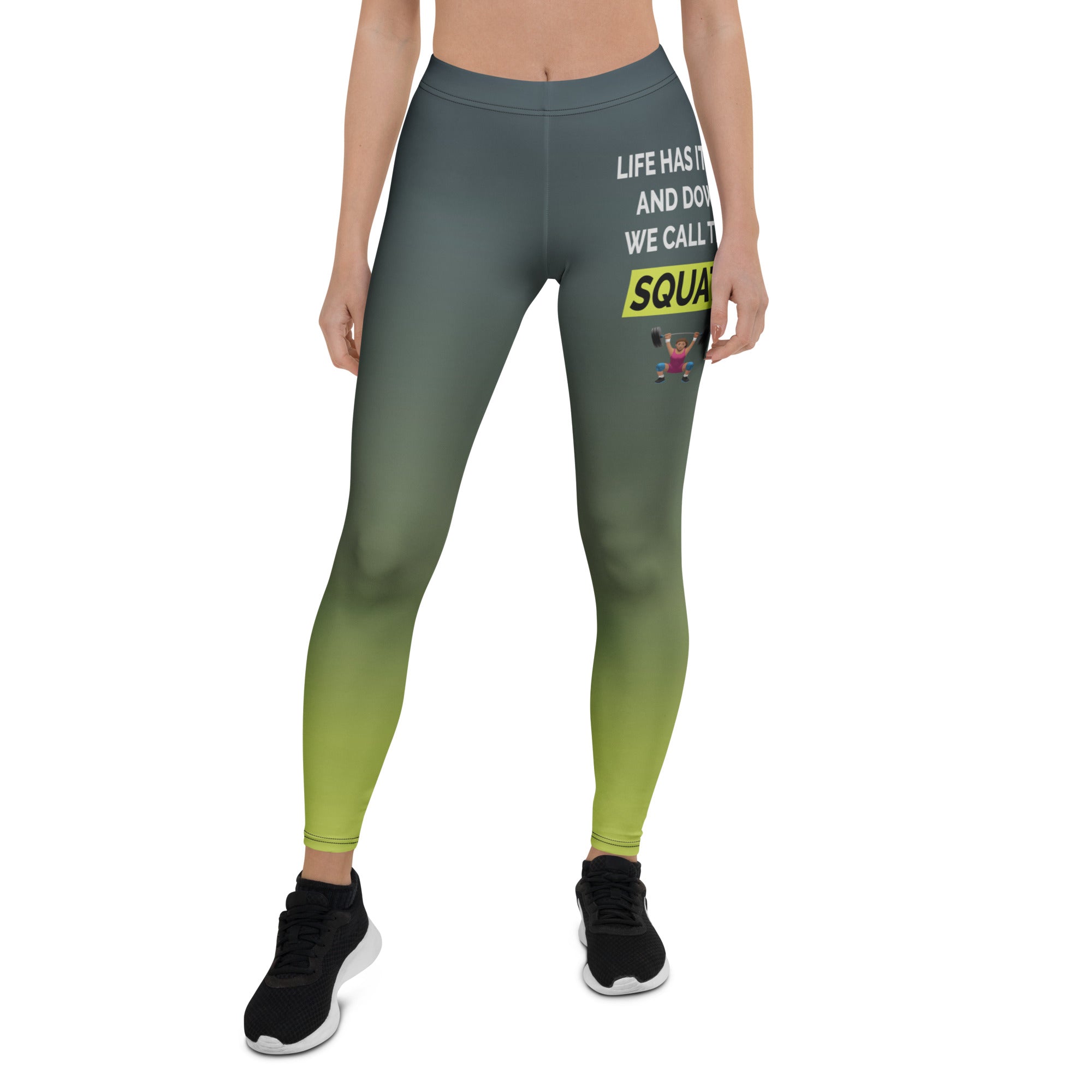 Squats Slogan Leggings