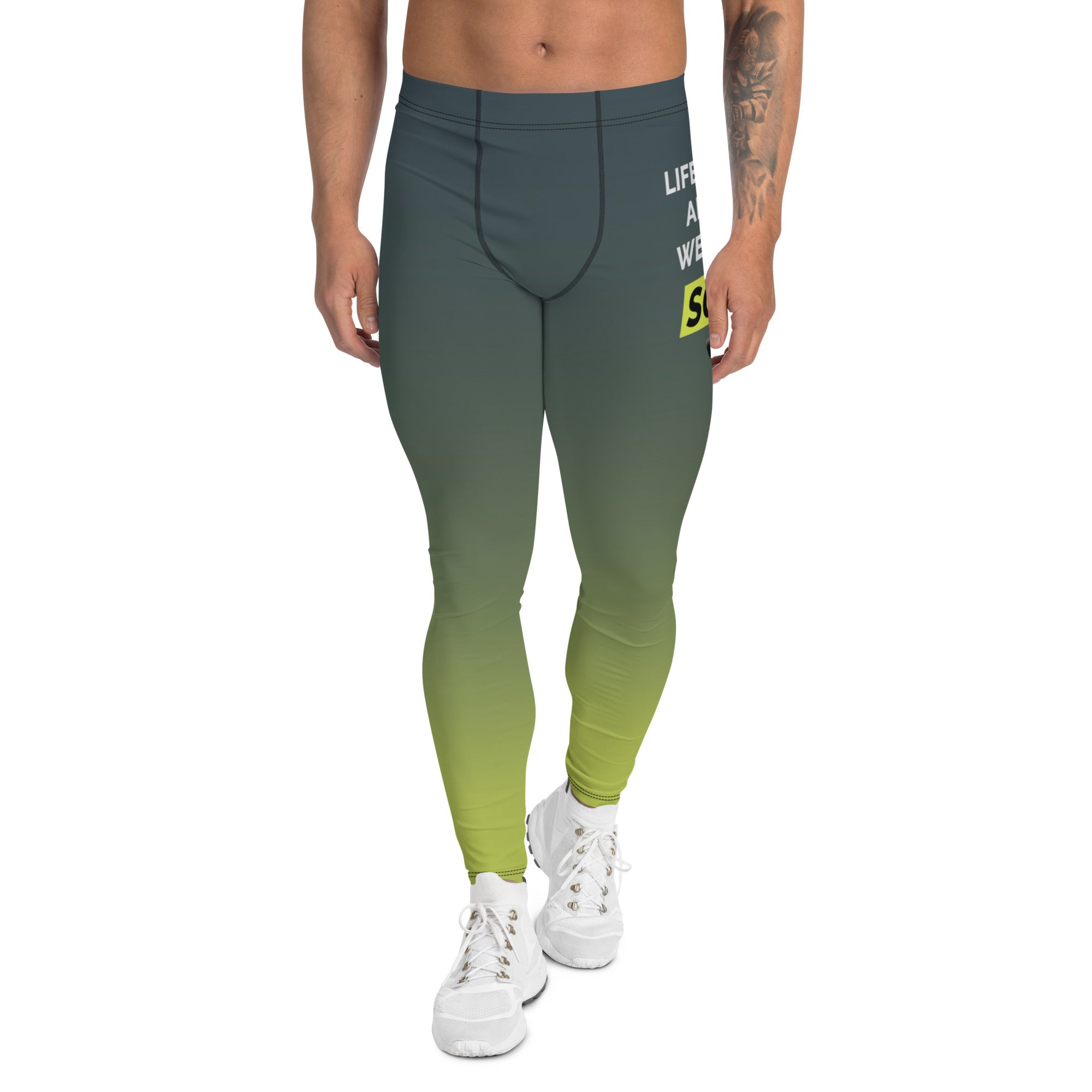 Squats Slogan Men's Leggings