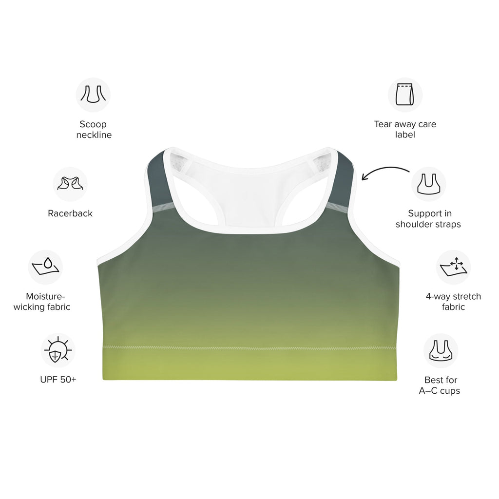 Squats Slogan Sports Bra