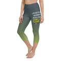 Squats Slogan Yoga Capris
