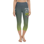 Squats Slogan Yoga Capris