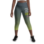 Squats Slogan Yoga Capris