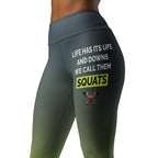 Squats Slogan Yoga Leggings