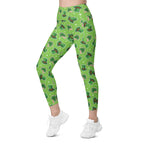 St. Patrick Day Pattern Leggings With Pockets
