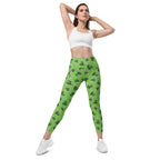 St. Patrick Day Pattern Leggings With Pockets