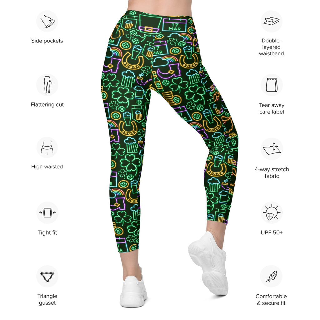 St. Patrick's Celebration Leggings With Pockets