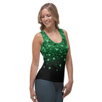 St. Patrick's Day Glitter Print Tank Top