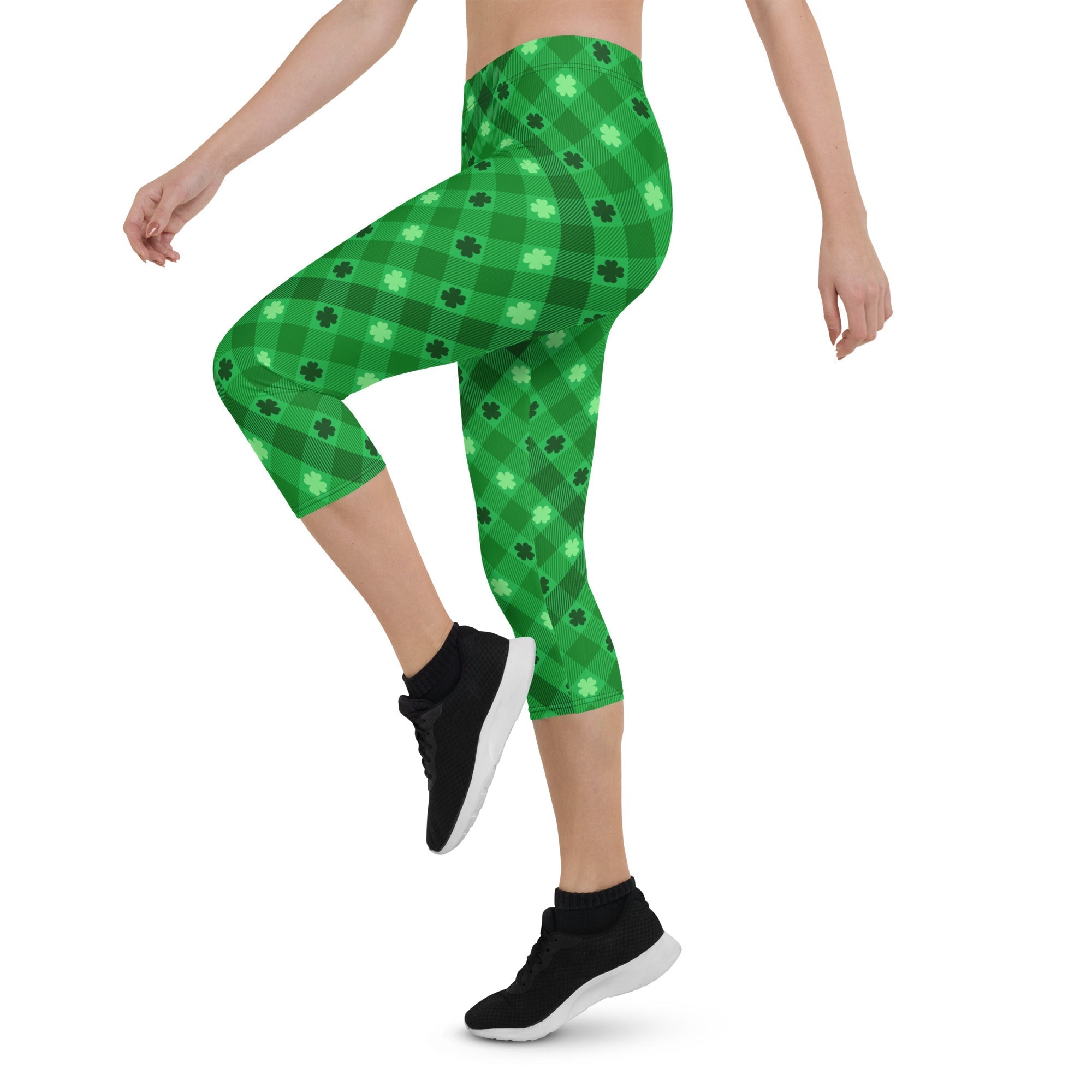 St. Patrick's Day Plaid Capris