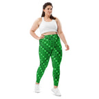 St. Patrick's Day Plaid Plus Size Leggings