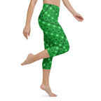 St. Patrick's Day Plaid Yoga Capris