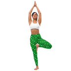 St. Patrick's Day Plaid Yoga Leggings