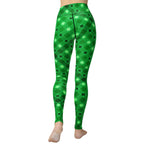 St. Patrick's Day Plaid Yoga Leggings