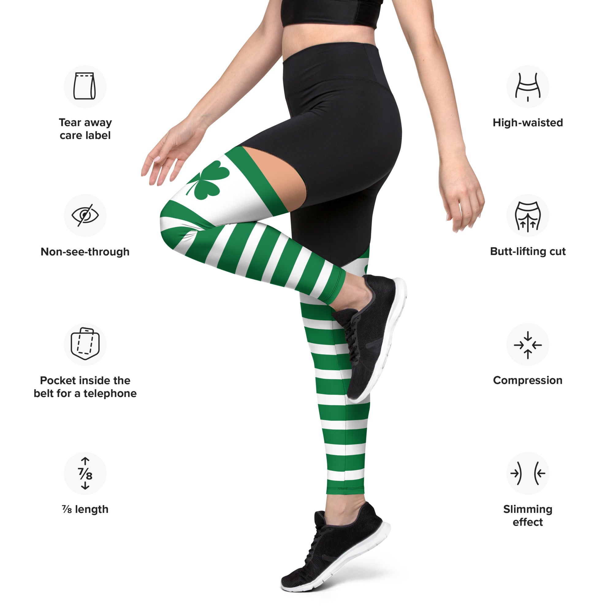 St. Patrick's Day Stockings Compression Leggings