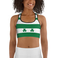 St. Patrick's Day Stockings Sports Bra