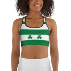 St. Patrick's Day Stockings Sports Bra