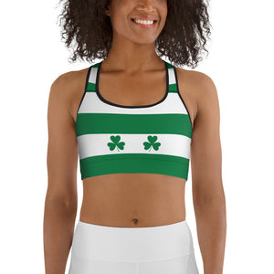 St. Patrick's Day Stockings Sports Bra