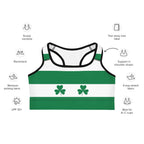 St. Patrick's Day Stockings Sports Bra