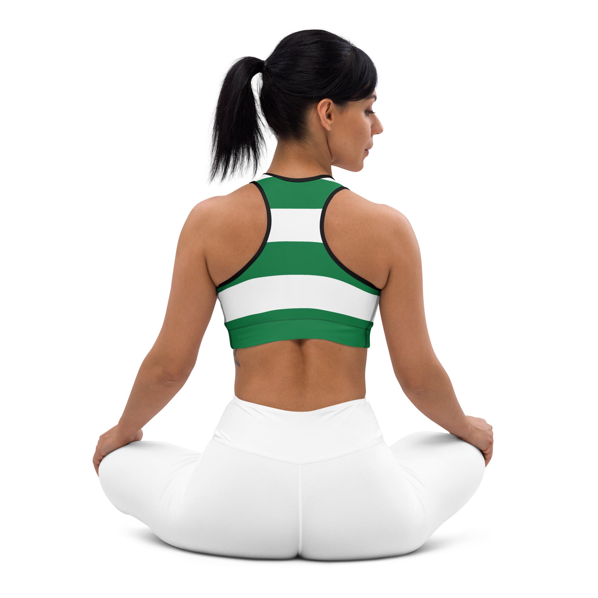 St. Patrick's Day Stockings Sports Bra