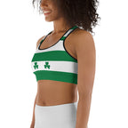 St. Patrick's Day Stockings Sports Bra