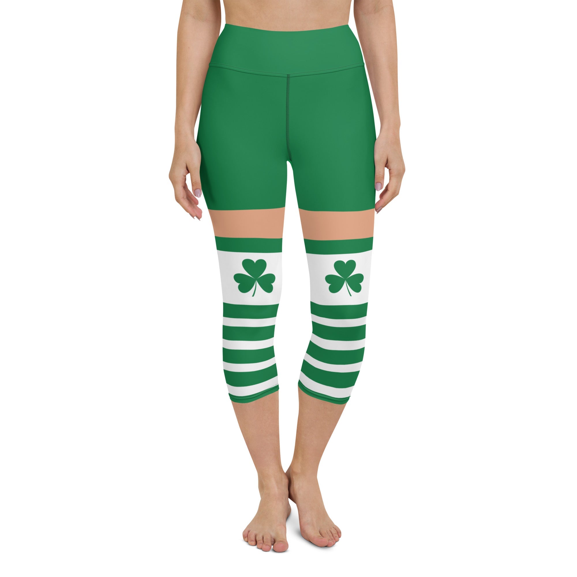 St. Patrick's Day Stockings Yoga Capris