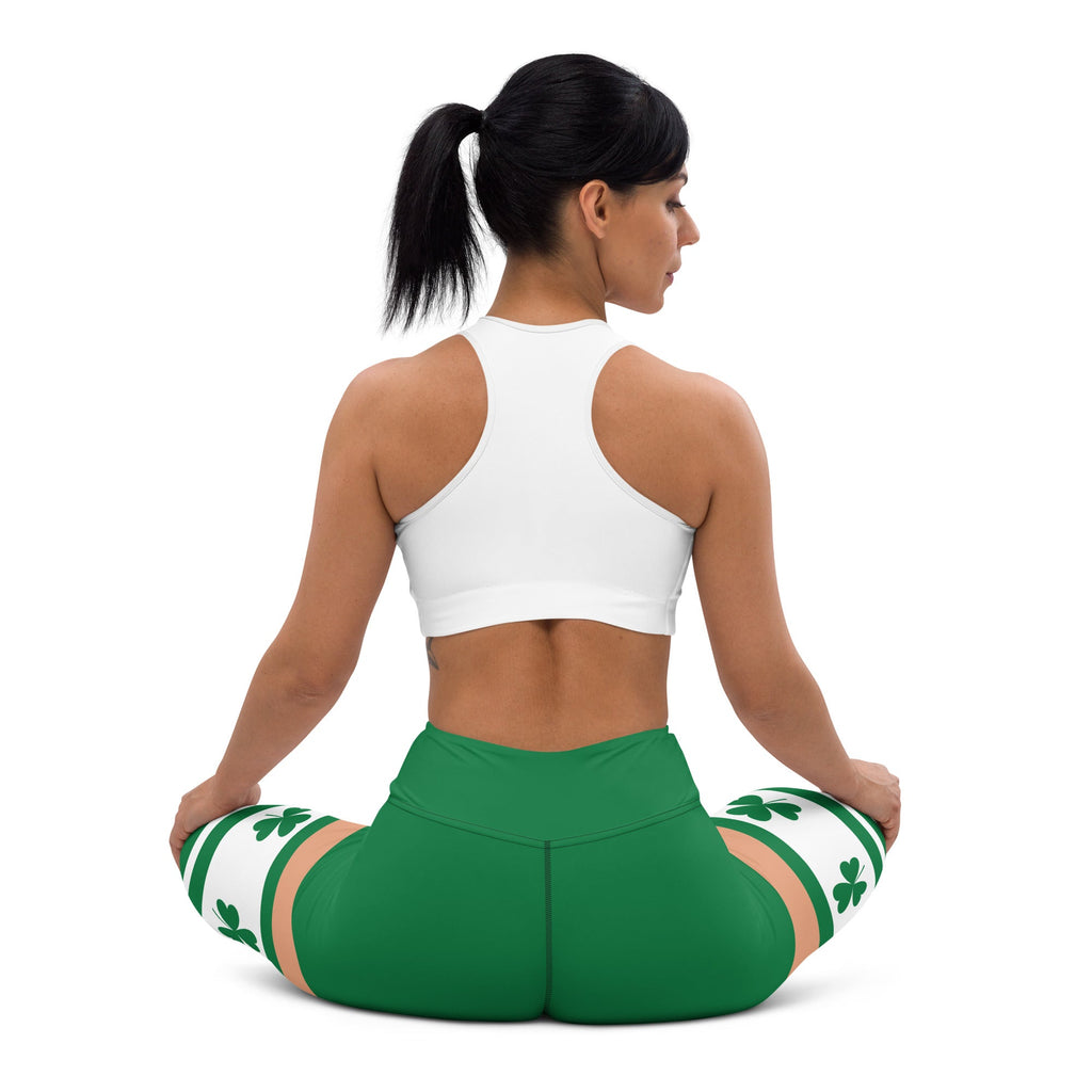 St. Patrick's Day Stockings Yoga Leggings