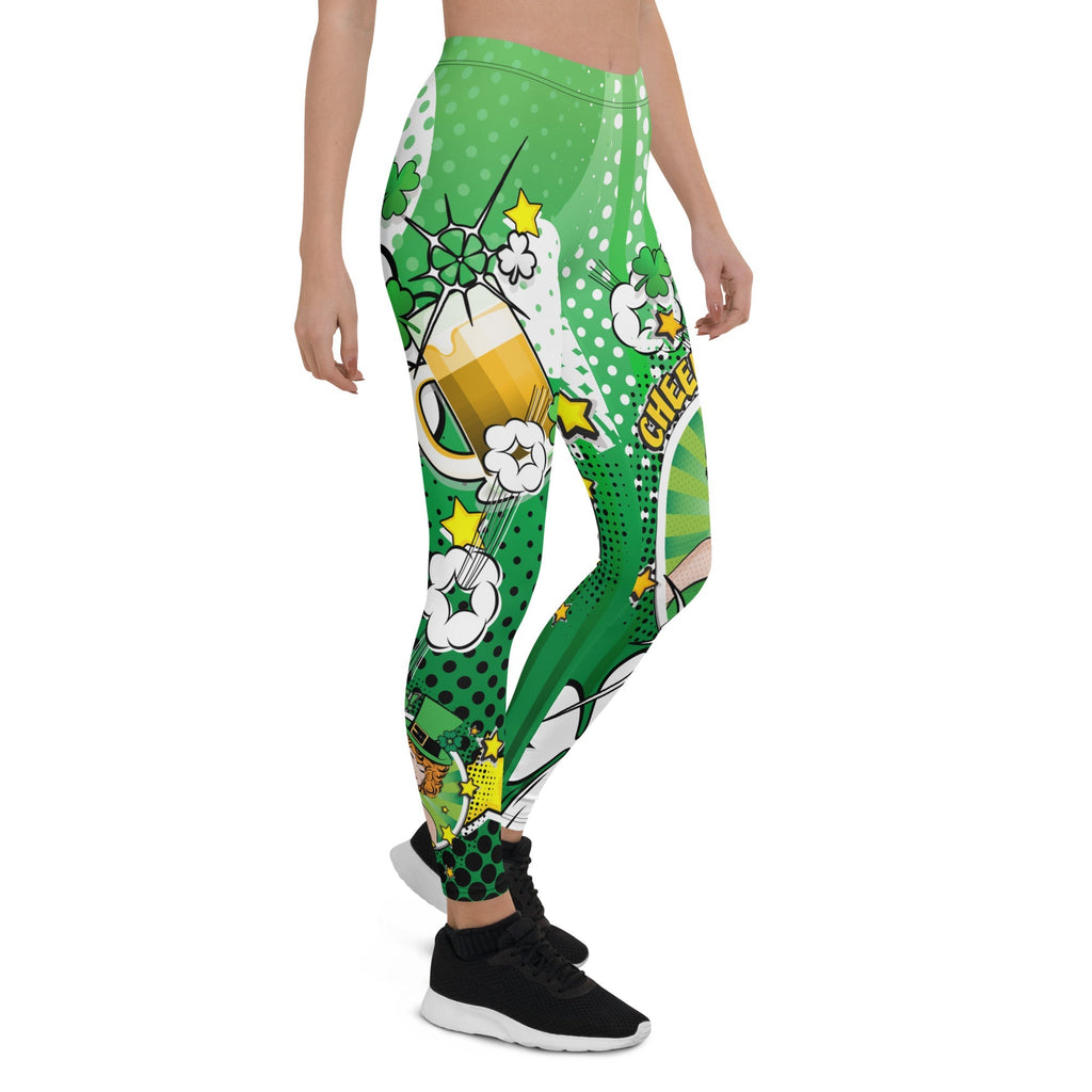 St. Patrick's Pop Art Leggings